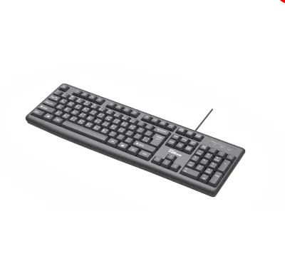 PC Power PCK-161 Wired Black Standard Office Keyboard with Bangla