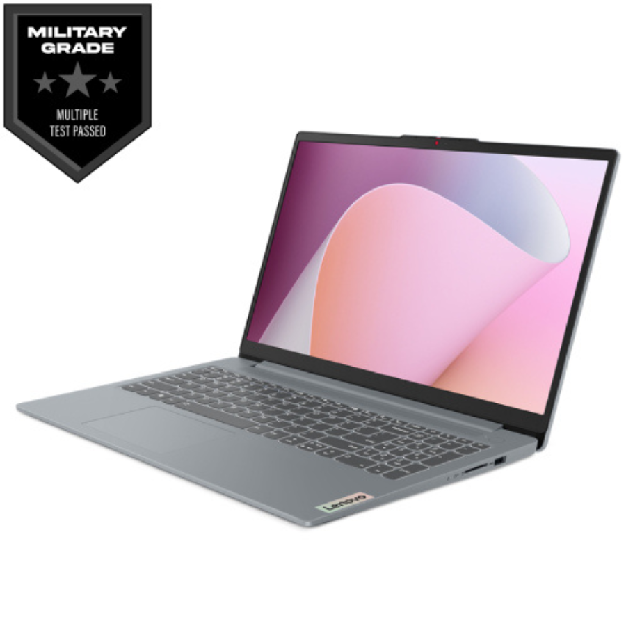 LENOVO IP SLIM 3-15AMN8(82XQ00FYIN)AMD RYZEN 5-7520U-2.8TO 4.3,4C,8T,2MB L2,RAM 16GB DDR5-5500BUS,SSD 512GB,15.6''FHD,INTEL AMD RAD GRAP, 610MBACKLIT K/B,BT,WIFI,WC,FREE DOS,ARCTIC GREY-02YEAR(BATTERY+ADAPTER-01YEAR)