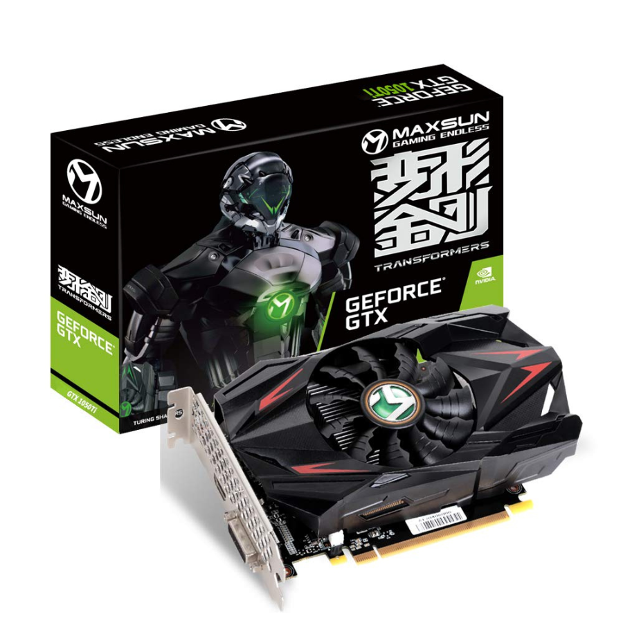 MAXSUN MS GTX 1050Ti Transformers 4GB DDR5 Graphics Card